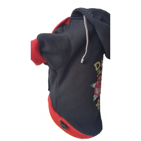 Mikina Roses černá