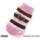 Ponožky ISPET růžovo-hnědé