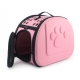 Přepravka pro psy a kočky růžová