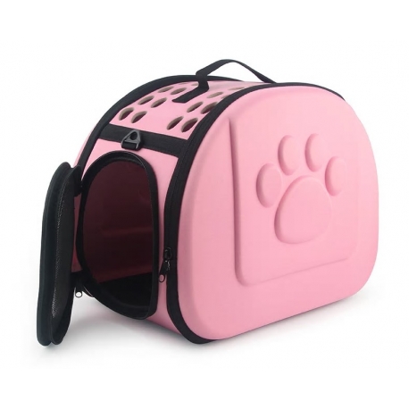 Přepravka pro psy a kočky růžová