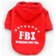 Sportovní mikina FBI - červená