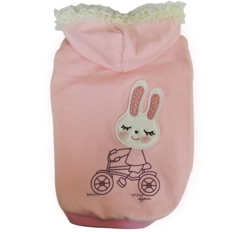 Mikina Bunny růžová - Dogpose